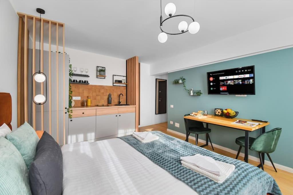 בוקרשט Mysa Modern Studio * Near Cismigiu Park * Netflix מראה חיצוני תמונה