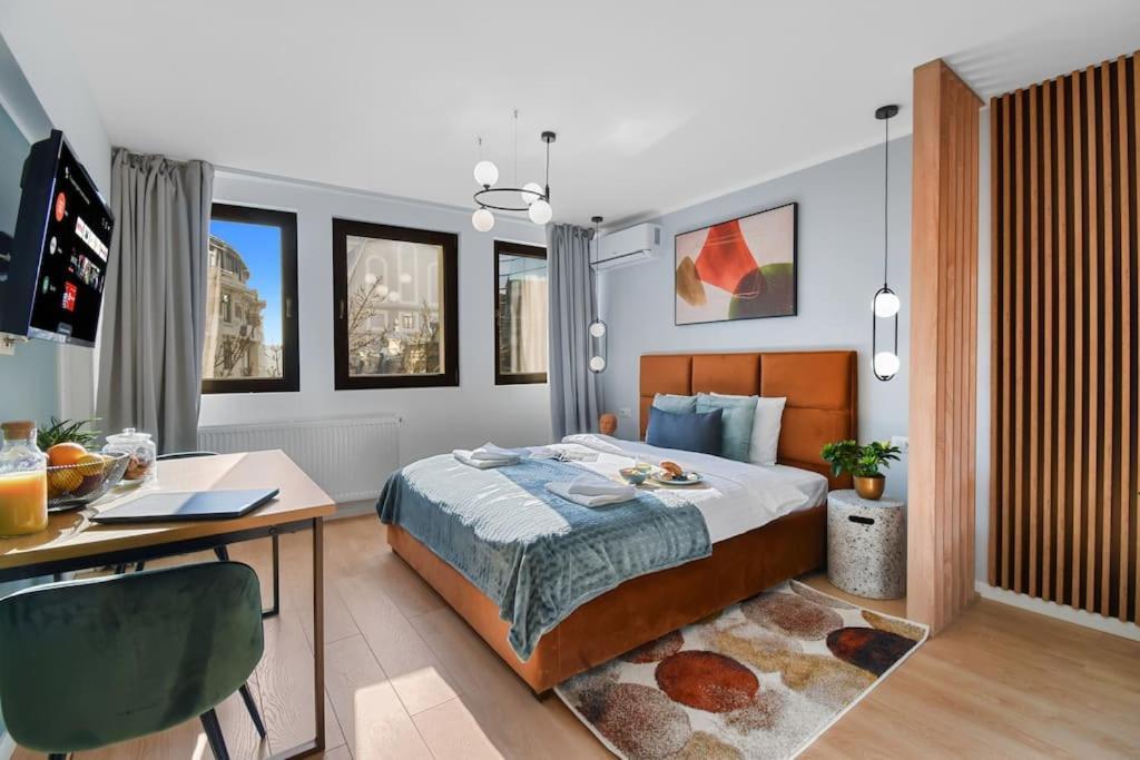 בוקרשט Mysa Modern Studio * Near Cismigiu Park * Netflix מראה חיצוני תמונה